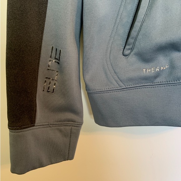 Nike Mens Therma-Fit Blue & Gray Full-Zip Long Sleeve Elite Hoodie. Size XL - Picture 5 of 12